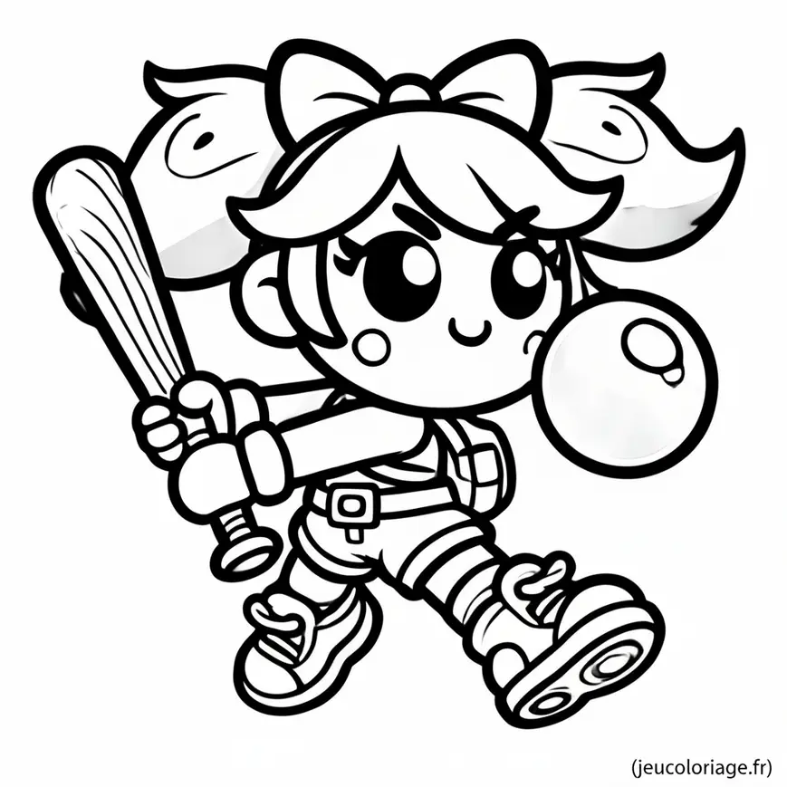Coloriage Bibi Brawl Stars