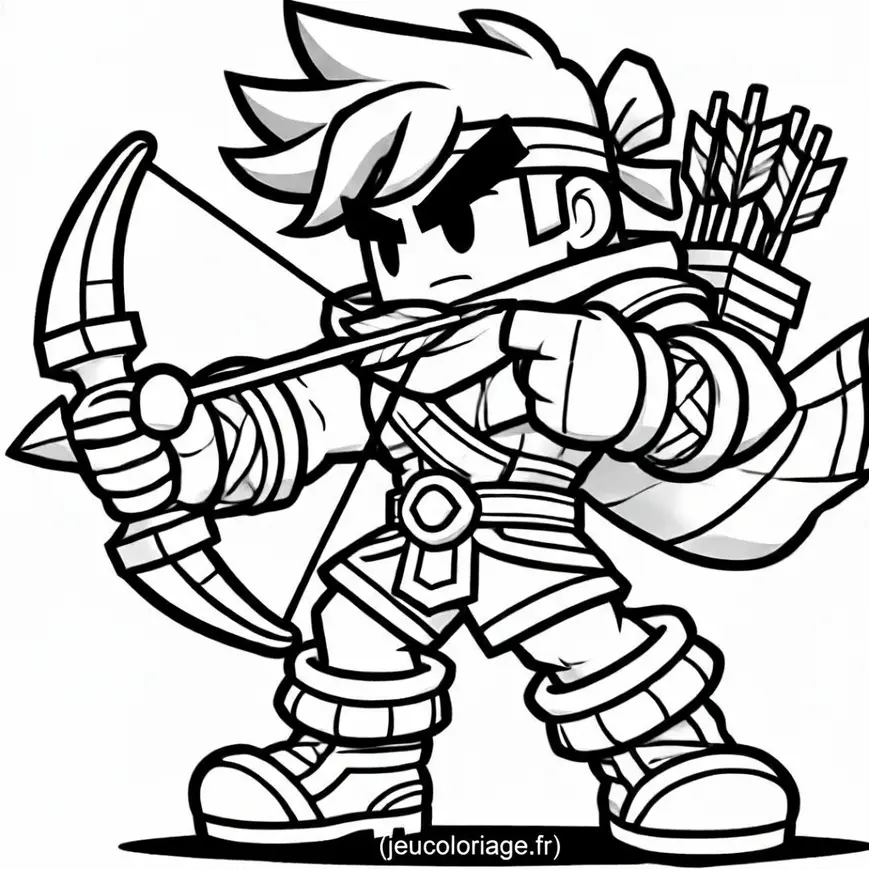Coloriage Bo Brawl Stars