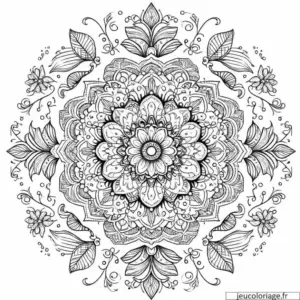 Coloriage Mandala
