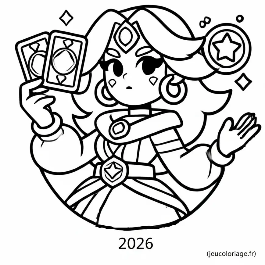 Coloriage Tara Brawl Stars