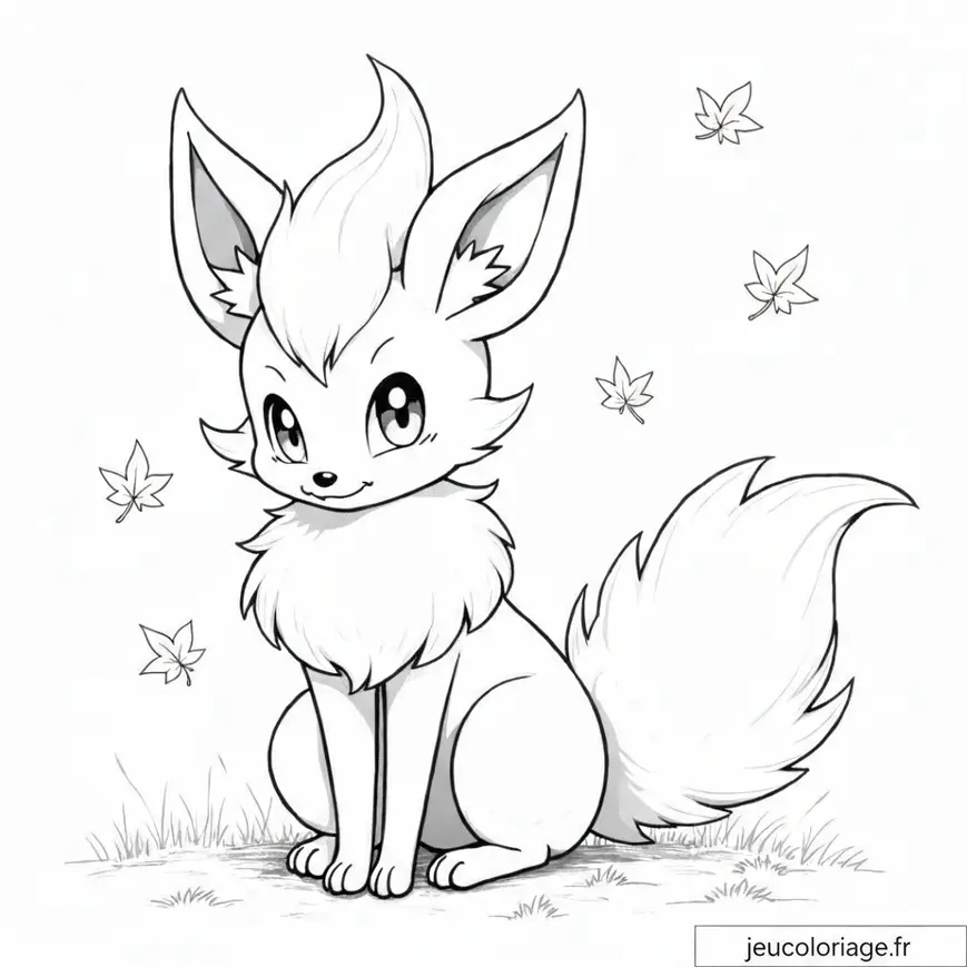 Coloriage de Flamaraon dans la nature