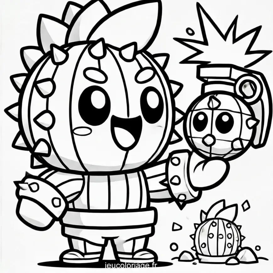 Coloriage de Spike