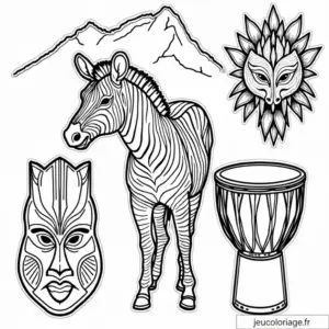 Coloriage Pays