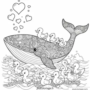 Coloriage Baleine