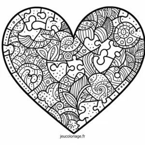 Coloriage Coeur