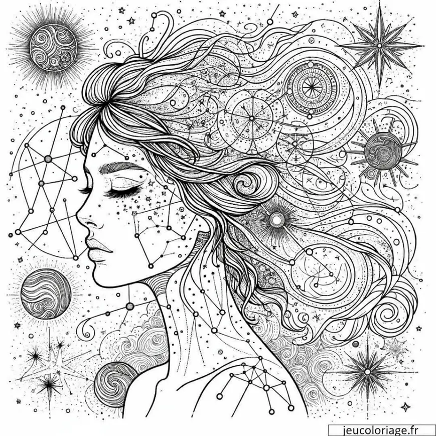 Coloriage Magie Céleste