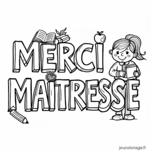 Coloriage Mots