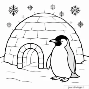Coloriage Pingouin