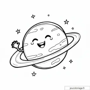 Coloriage Planète
