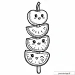 Coloriage Fruit