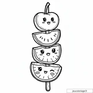 Coloriage Fruit