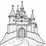 Coloriage Château
