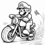 Coloriage Mario