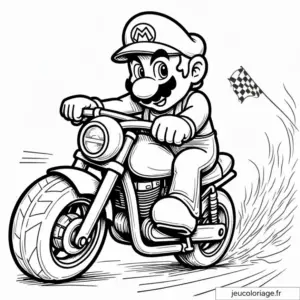 Coloriage Mario