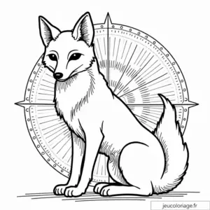 Coloriage Renard