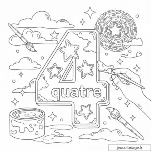Coloriage Chiffre