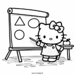Coloriage Hello Kitty