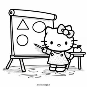 Coloriage Hello Kitty