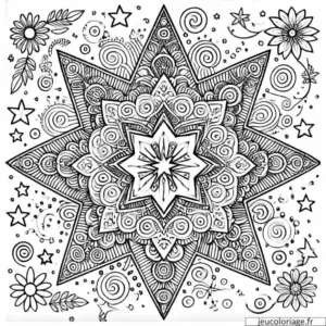 Coloriage Etoile