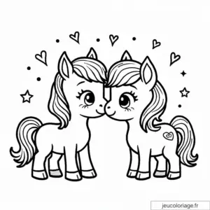 Coloriage Animaux Mignons