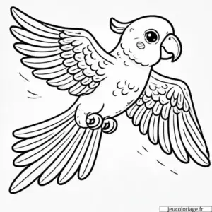 Coloriage Perroquet