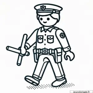 Coloriage Police