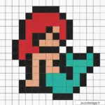 Coloriage Pixel Art Fantastique
