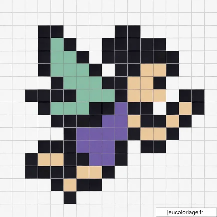 Pixel art féerique : Reproduisez une fée en pixels vibrants