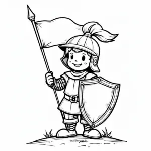 Coloriage Chevalier