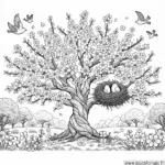 Coloriage Printemps