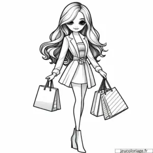 Coloriage Barbie