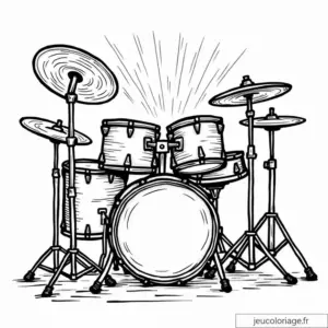 Coloriage Musique