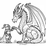 Coloriage Dragon
