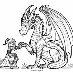 Coloriage Dragon