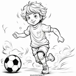 Coloriage Foot