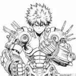 Coloriage Manga Garçon
