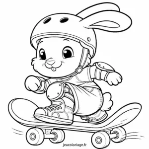 Coloriage Lapin