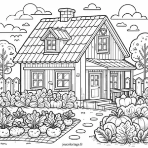 Coloriage Ferme