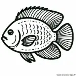 Coloriage Poisson