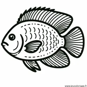 Coloriage Poisson