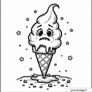 Coloriage Glace