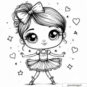 Coloriage Danseuse