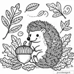 Coloriage Automne