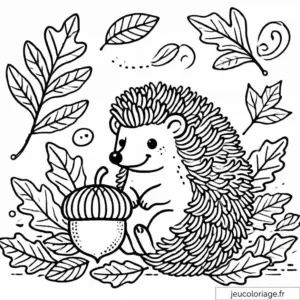Coloriage Automne