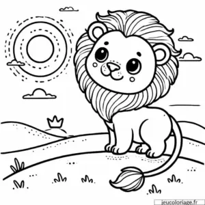 Coloriage Lion