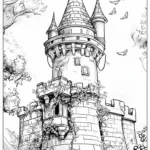 Coloriage Princesse enchantée