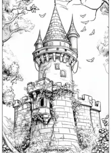 Coloriage Princesse enchantée