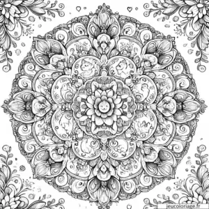 Coloriage Mandala Disney