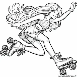 Coloriage Fille