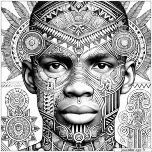 Coloriage Adulte Homme